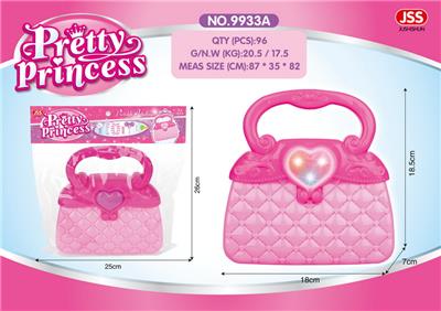 爱心桃公主手提包带灯光
(不带饰品) - OBL940749