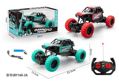 1:18塑料攀爬四通遥控车带灯光包电 - OBL942562