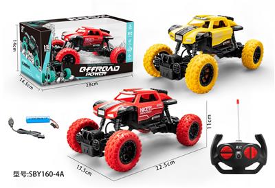 1:18塑料攀爬四通遥控车带灯光包电 - OBL942566