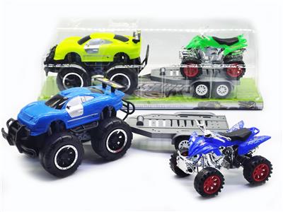 惯性跑车载滑行电镀沙滩摩托 - OBL943063