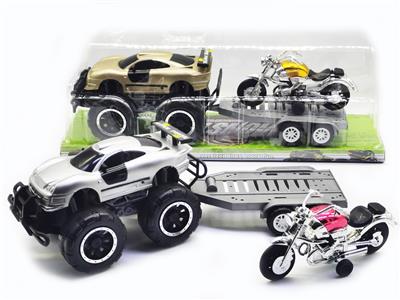 惯性越野跑车载电镀哈雷摩托车 - OBL943065