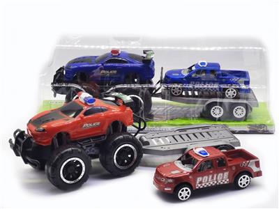 惯性越野警车载惯性皮卡警车 - OBL943083