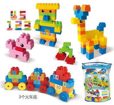科教益智解压大颗粒积木（103PCS) - OBL943133