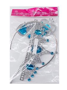 皇冠+手杖配套 蓝色 带配件 电镀 4【无文字包装】随机颜色 - OBL943392