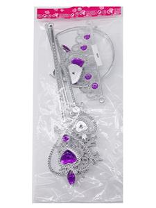 紫色皇冠7件套 电镀 紫色【无文字包装】随机颜色 - OBL943408