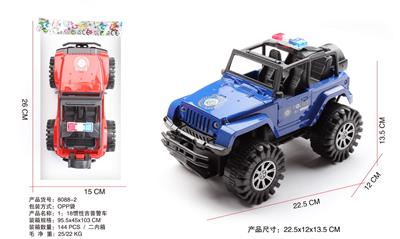1：18吉普惯性警车 - OBL943551