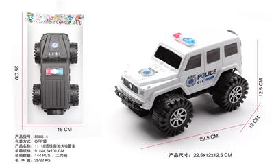 1：18惯性奔驰大G警车 - OBL943555