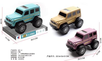 1：18惯性奔驰大G警车 - OBL943561