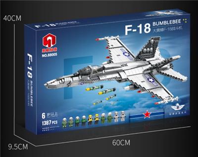 F-18大黄蜂 美国舰载战斗机
（1576pcs）
电商装 - OBL944627