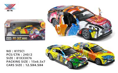 1:32 合金野马车模开门回力（1只装） - OBL944819