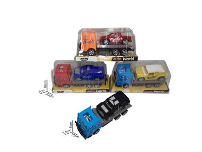 惯性拖头车载1只回力皮卡车 - OBL944906