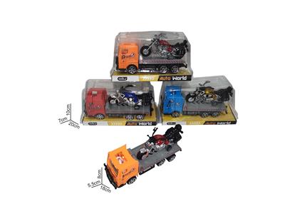 惯性拖头车载1只12 CM回力摩托车 - OBL944907