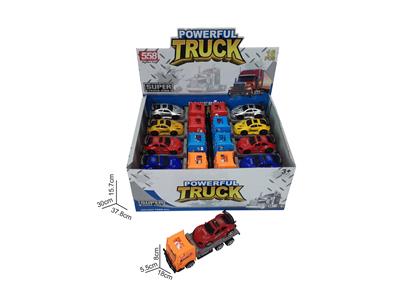 惯性拖头车载1只回力赛车 - OBL944908