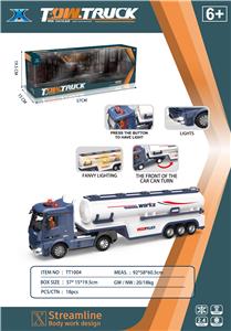 惯性拖头油罐车（带灯光声音 - OBL946163