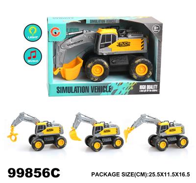 灯光音乐惯性工程车 - OBL946689