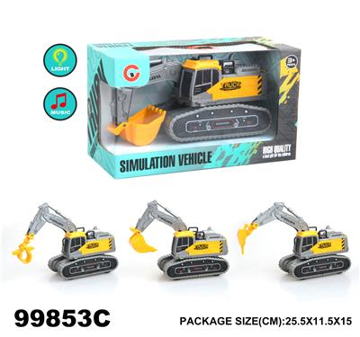 灯光音乐惯性工程车 - OBL946694