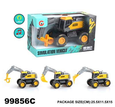 灯光音乐惯性工程车 - OBL946695