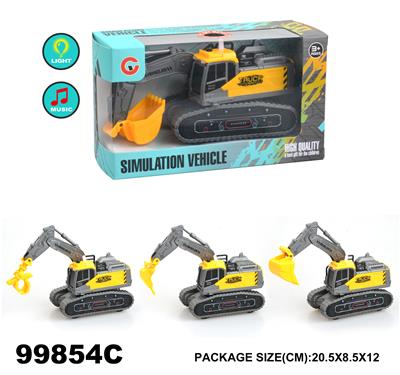 灯光音乐惯性工程车 - OBL946754