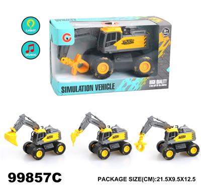 灯光音乐惯性工程车 - OBL946755