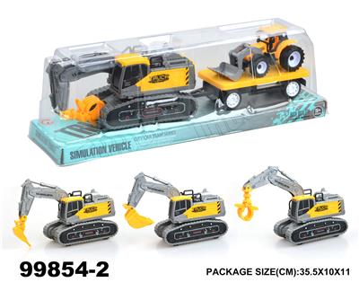 惯性工程车载回力车子 - OBL946781