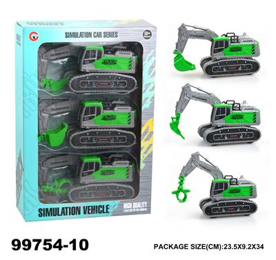 3只装惯性农夫工程车 - OBL946795