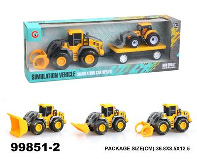 惯性工程车载回力车子 - OBL946811