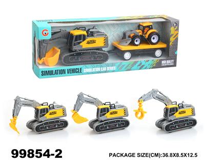 惯性工程车载回力车子 - OBL946815