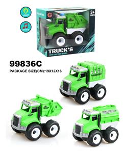 灯光音乐惯性环卫车 - OBL946889