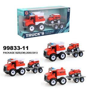 惯性消防车载1只回力车 - OBL946945