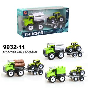 惯性卡通农夫车载1只回力车 - OBL946946