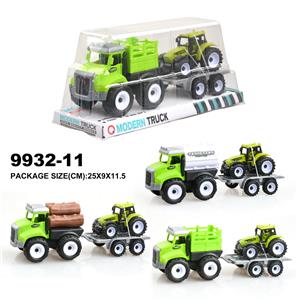 惯性卡通农夫车载1只回力车 - OBL946976