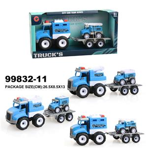 惯性警车载1只回力车 - OBL946986