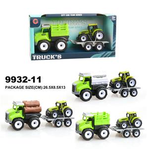 惯性卡通农夫车载1只回力车 - OBL946988