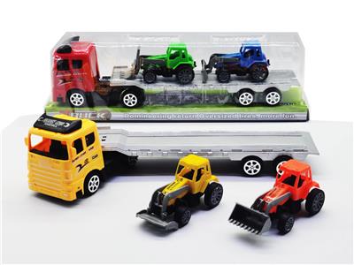 惯性拖头车载回力工程车 - OBL947192