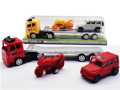 惯性拖头车载回力摩托滑行越野车 - OBL947198