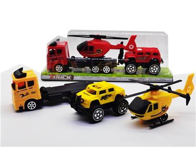 惯性双层拖头车载滑行飞机越野车 - OBL947200