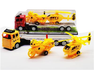 惯性拖头车载回力飞机摩托 - OBL947212