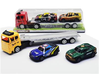 惯性拖头车载回力金属跑车 - OBL947214