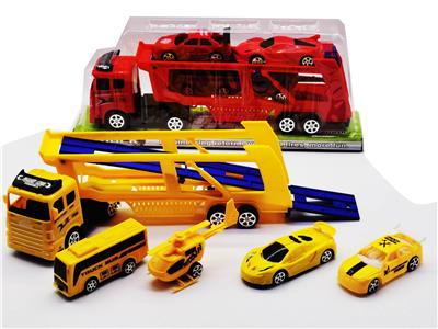 惯性拖头车载回力巴士飞机滑行跑车 - OBL947215