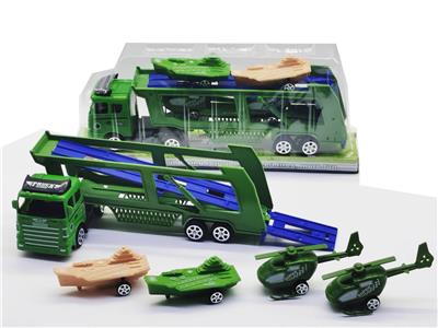 惯性拖头车载回力飞机航母 - OBL947226