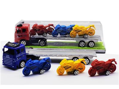 惯性拖头车载回力摩托 - OBL947228