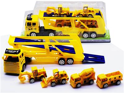 惯性拖头车载回力工程车 - OBL947237