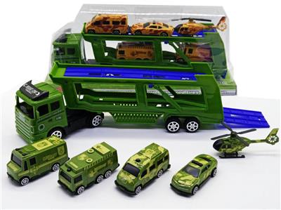 惯性拖头车载滑行军事车 - OBL947243