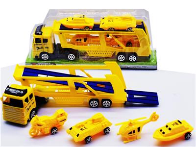 惯性拖头车载滑行警车 - OBL947248