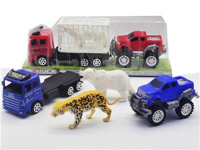 惯性拖头车载笼子动物滑行越野车 - OBL947260