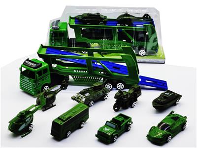 惯性拖头车载滑行回力军事车 - OBL947264