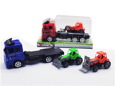 惯性拖头车载回力工程车 - OBL947268