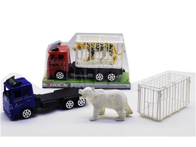 惯性拖头车载笼子动物 - OBL947271