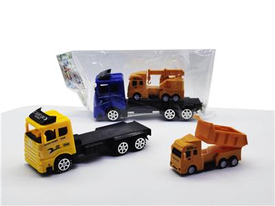 惯性拖头车载回力工程车 - OBL947277