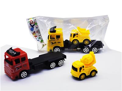 惯性拖头车载回力工程车 - OBL947278